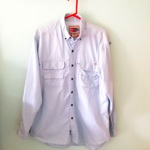 Wrangler Pro Gear vented cape nylon fishing shirt